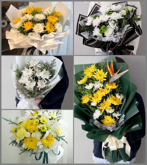 河南南阳邓州市穰东镇张拔村白事花束代送